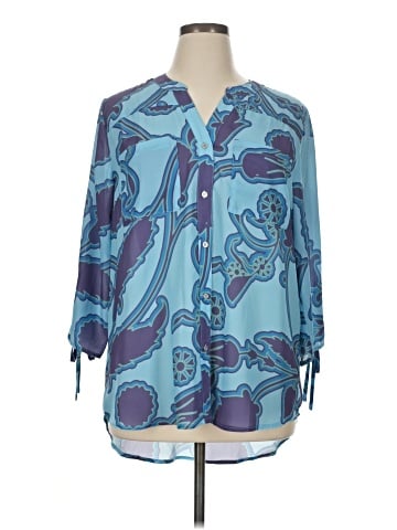 Monroe and Main 3/4 Sleeve Blouse (view 1)