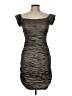 Alex Evenings Metallic Gray Cocktail Dress Size 10 - photo 1