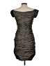 Alex Evenings Metallic Gray Cocktail Dress Size 10 - photo 2
