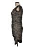 Alex Evenings Metallic Gray Cocktail Dress Size 10 - photo 5