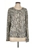 Joan Vass 100% Cotton Animal Print Silver Jacket Size 10 (2) - photo 1