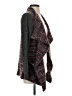 Lucky Lotus Gray Burgundy Coat Size XS - photo 4