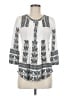 Daniel Rainn Gray 3/4 Sleeve Blouse Size M - photo 1