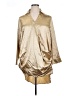 Shein Curve Metallic Gold Kimono Size 1X - photo 1
