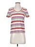 Madewell Stripes Silver Short Sleeve Top Size XS - photo 1