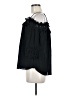 Fortune + Ivy 100% Polyester Black 3/4 Sleeve Blouse Size M - photo 5