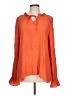 wonderly 100% Rayon Orange Long Sleeve Blouse Size L - photo 1