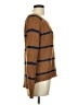 Miracle 100% Cotton Stripes Brown Pullover Sweater Size M - photo 4