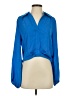 Intempo 100% Polyester Blue 3/4 Sleeve Blouse Size S - photo 1