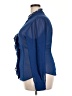 Worthington 100% Polyester Blue Long Sleeve Blouse Size 2X - photo 5