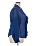 Worthington 100% Polyester Blue Long Sleeve Blouse Size 2X - photo 4