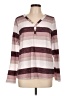 Shein Burgundy Long Sleeve Blouse Size L - photo 1