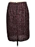 Etcetera 100% Polyester Tweed Burgundy Formal Skirt Size 10 - photo 2
