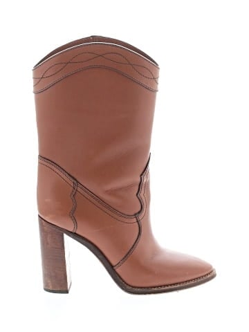 Saint Laurent Leather kate Boots (view 1)