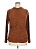 Calvin Klein Brown Long Sleeve Blouse Size XL - photo 1