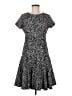Calvin Klein Multi Color Black Casual Dress Size 8 - photo 1