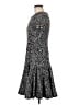 Calvin Klein Multi Color Black Casual Dress Size 8 - photo 5