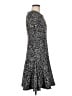 Calvin Klein Multi Color Black Casual Dress Size 8 - photo 4