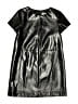 Milly Minis Metallic Silver Black Dress Size 16 - photo 1