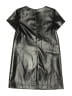 Milly Minis Metallic Silver Black Dress Size 16 - photo 2