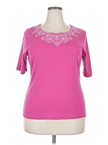 Karen Scott Short Sleeve Top (view 1)