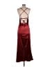 Unbranded Burgundy Orange Cocktail Dress Size L - photo 2