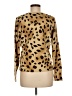 C.D. Petites 100% Acrylic Leopard Print Gold Jacket Size M - photo 2
