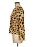 C.D. Petites 100% Acrylic Leopard Print Gold Jacket Size M - photo 5