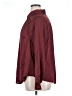 Torrid Solid Burgundy Long Sleeve Blouse Size 1X Plus (1) - photo 5
