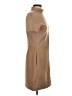 Theory 100% Polyester Tan Casual Dress Size S - photo 4