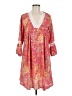 Unbranded 100% Polyester Paisley Pink Casual Dress Size M - photo 1