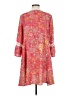 Unbranded 100% Polyester Paisley Pink Casual Dress Size M - photo 2