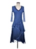 Barcelino 100% Polyester Blue Cocktail Dress Size XS - photo 1