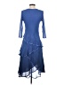 Barcelino 100% Polyester Blue Cocktail Dress Size XS - photo 2