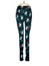 Lularoe Print Teal Leggings One size - photo 1