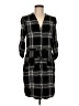 Spense 100% Rayon Plaid Black Casual Dress Size 8 - photo 1