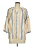 MKT Studio Stripes Yellow 3/4 Sleeve Button-Down Shirt Size EU (FR) 38 / US 6 - photo 1