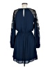 Express 100% Polyester Blue Casual Dress Size M - photo 2
