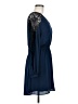 Express 100% Polyester Blue Casual Dress Size M - photo 4