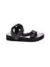 Versace Jeans Couture Black Platform Sandals Size 6 - photo 1