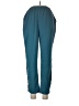 Shein 100% Acrylic Color Block Teal Track Pants Size 8 - 10 - photo 1