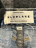SLVRLAKE 100% Cotton Graphic Blue Jeans Size 25 waist - photo 7