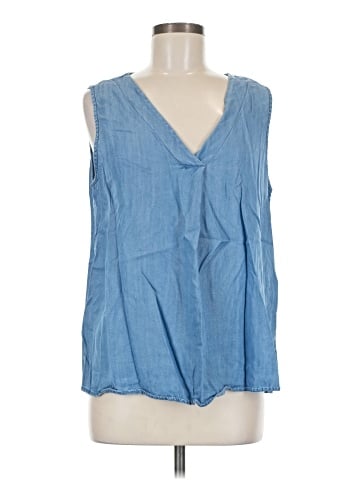 Time and Tru Sleeveless Blouse (view 1)