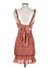 Almost Famous 100% Polyester Orange Cocktail Dress Size S - photo 2