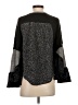 THML 100% Polyester Tweed Black Pullover Sweater Size XS - photo 2