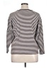 Chico's Design 100% Cotton Stripes White Pullover Sweater Size XL (3) - photo 2