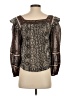 Free People Black 3/4 Sleeve Blouse Size XS - photo 2