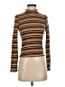 Gaze Brown Long Sleeve Top Size S - photo 1