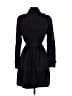 Etcetera 100% Polyester Black Trenchcoat Size 2 - photo 2