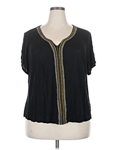 Bobeau Short Sleeve Blouse (view 1)